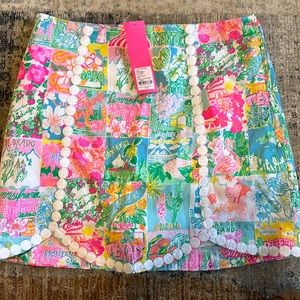 NWT Lilly Pulitzer Patty Skort. Size 4